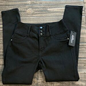 LA Bonita Women's High Rise Black Denim Jeans